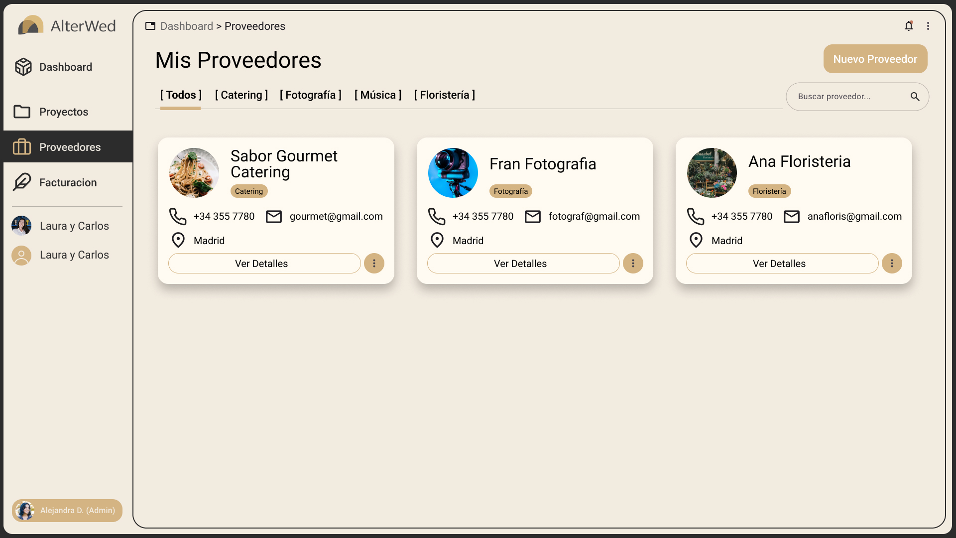 Red de Proveedores de